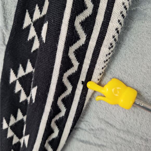 Womens Cardigan One Size Boho Festival Western Aztec Tribal Fringe Waterfall‎ - Picture 5 of 7